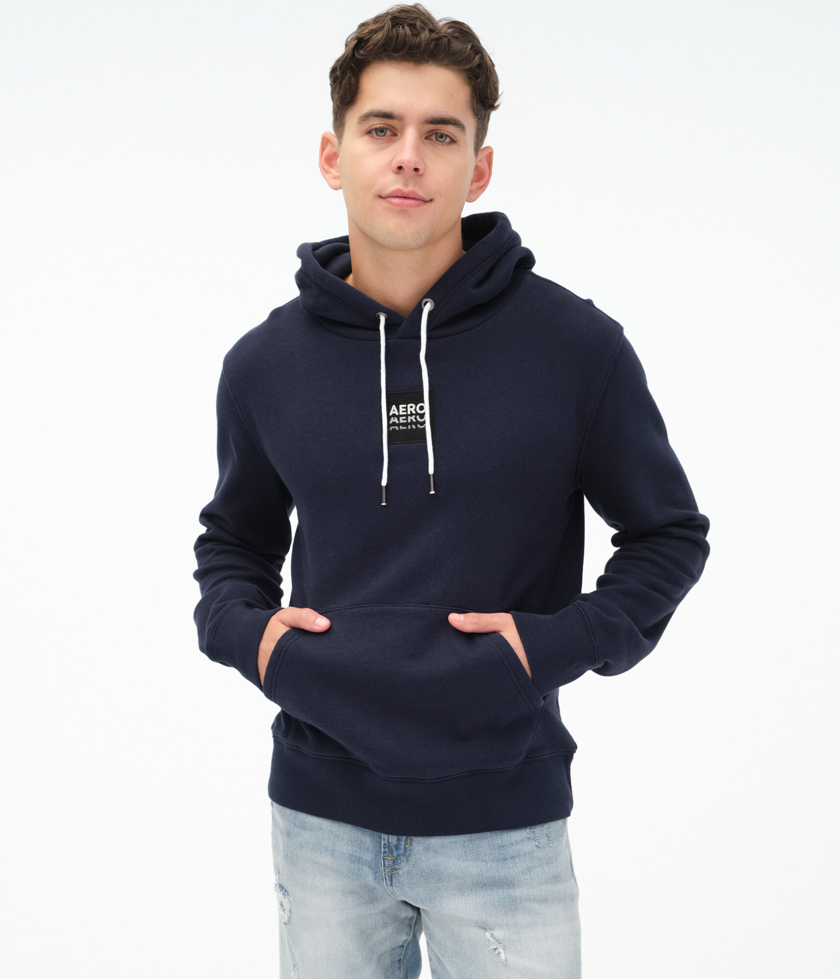 Aero Box Logo Pullover Hoodie