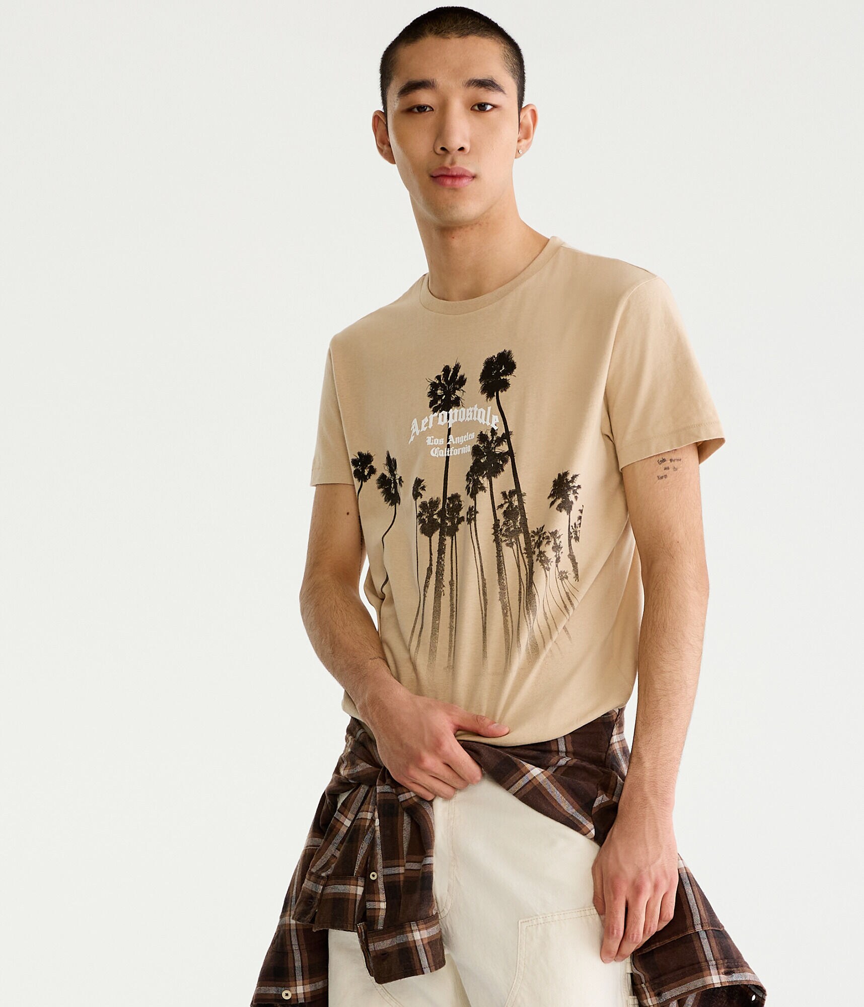 Gothic Aeropostale Palms Graphic Tee