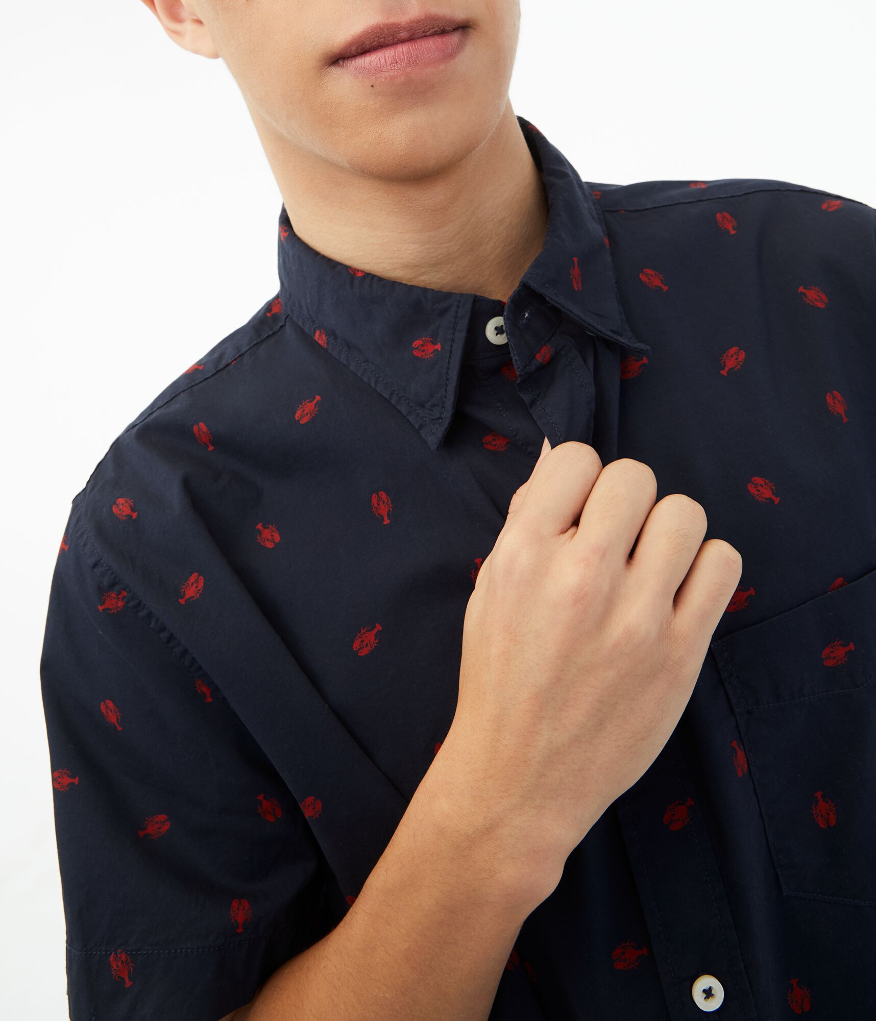 Lobsters Button-Down Shirt***