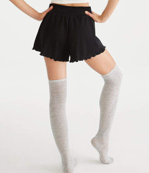 High-Rise Waffle Sleep Shorts High-Rise Waffle Sleep Shorts