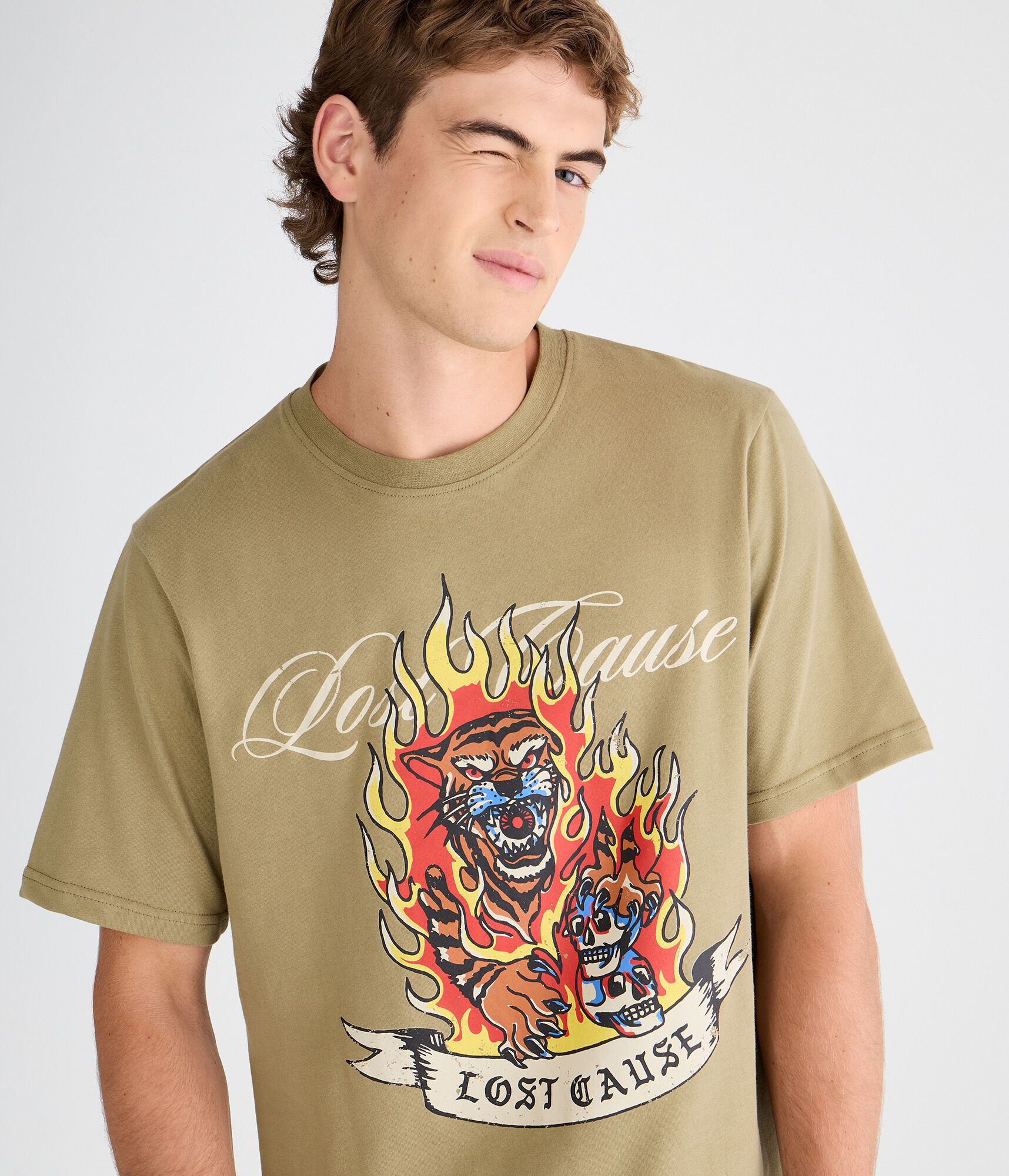 Lost Cause Tiger Graphic Tee