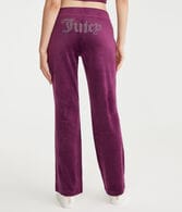 Juicy Couture Bling Velour Track Pants