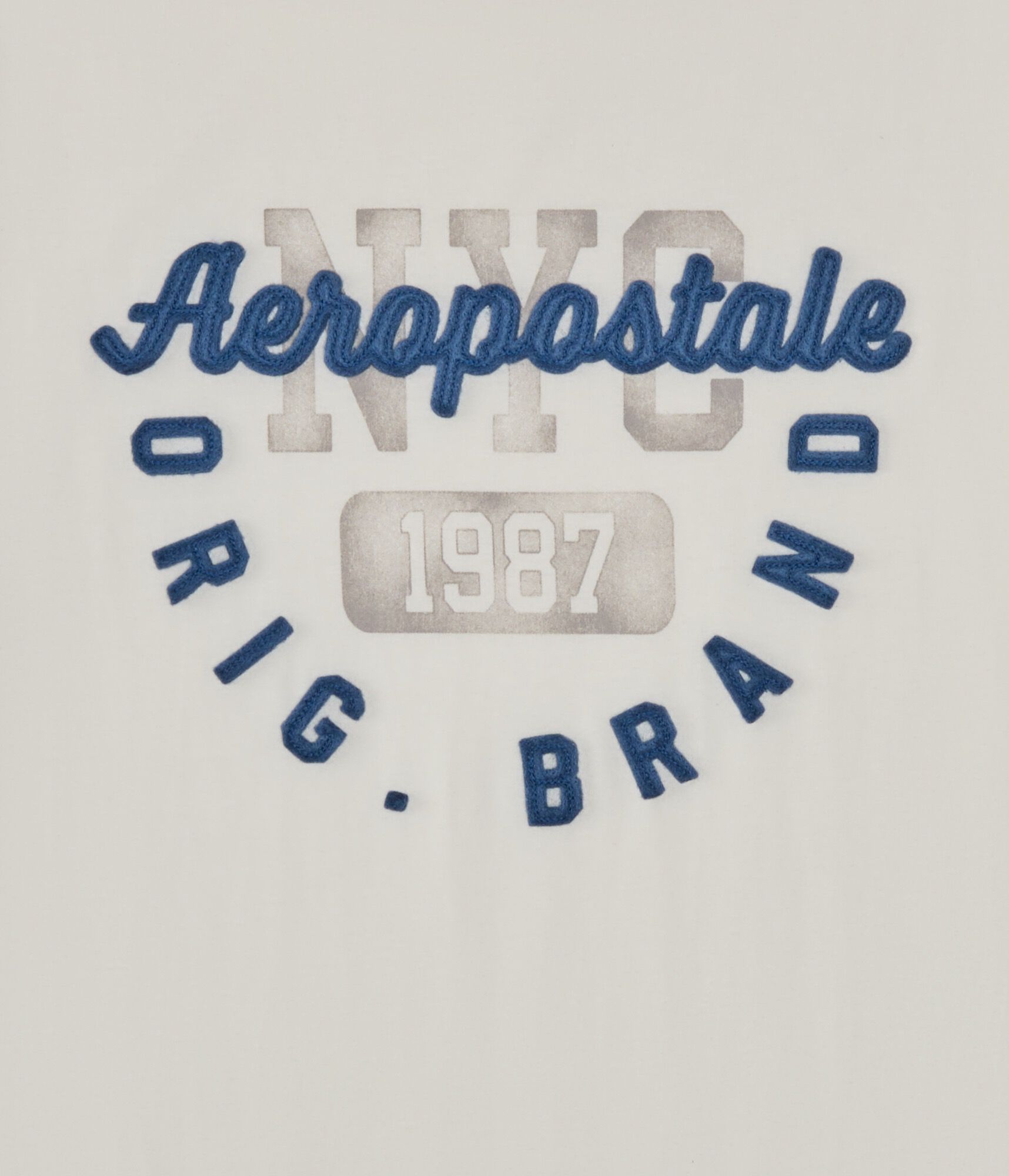 Aeropostale NYC Script Appliqu&eacute; Graphic Tee