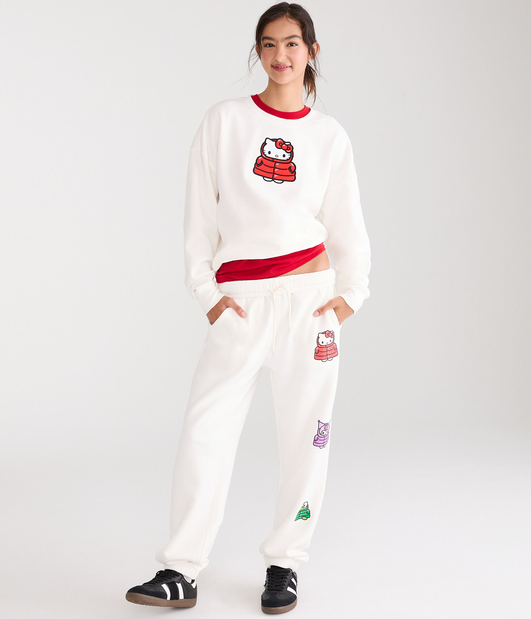 Hello Kitty and Friends | Aero Puffer Jacket Crew Sweatshirt