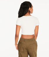 Double Tie-Front Crop Top