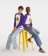 3/4 Sleeve Los Angeles Lakers Relaxed Raglan Tee