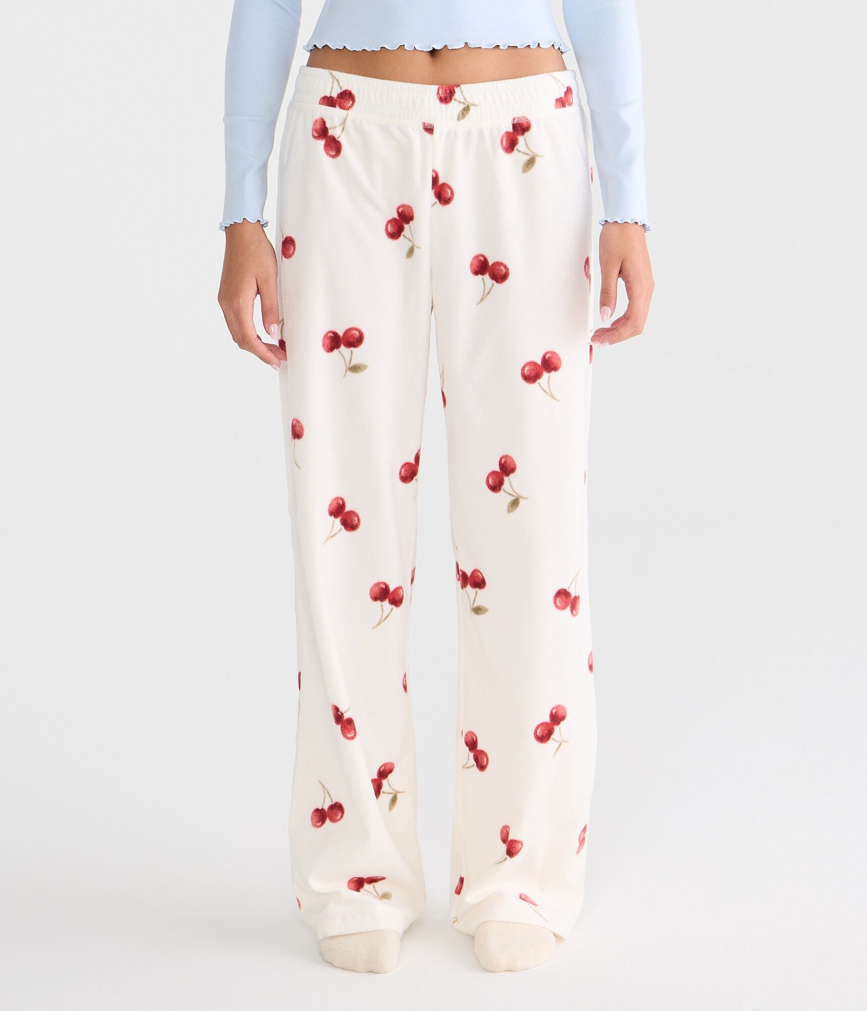 Cherries Polyfleece Sleep Pants