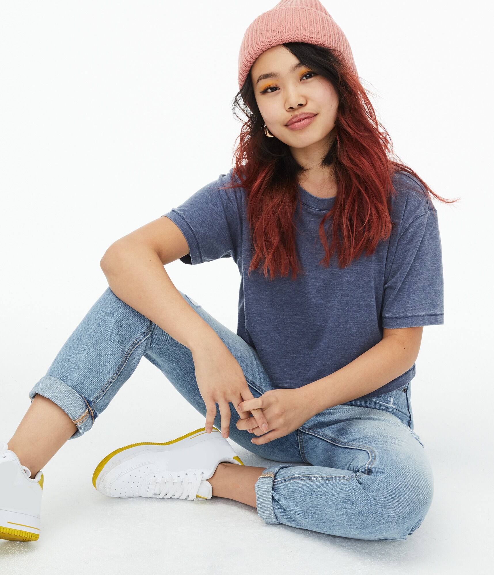 Boxy Cropped Crew Tee