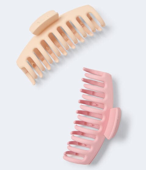 Matte Barrel Claw Hair Clip 2-Pack Matte Barrel Claw Hair Clip 2-Pack