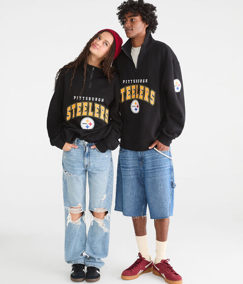 Pittsburgh Steelers Quarter-Zip Sweatshirt Pittsburgh Steelers Quarter-Zip Sweatshirt