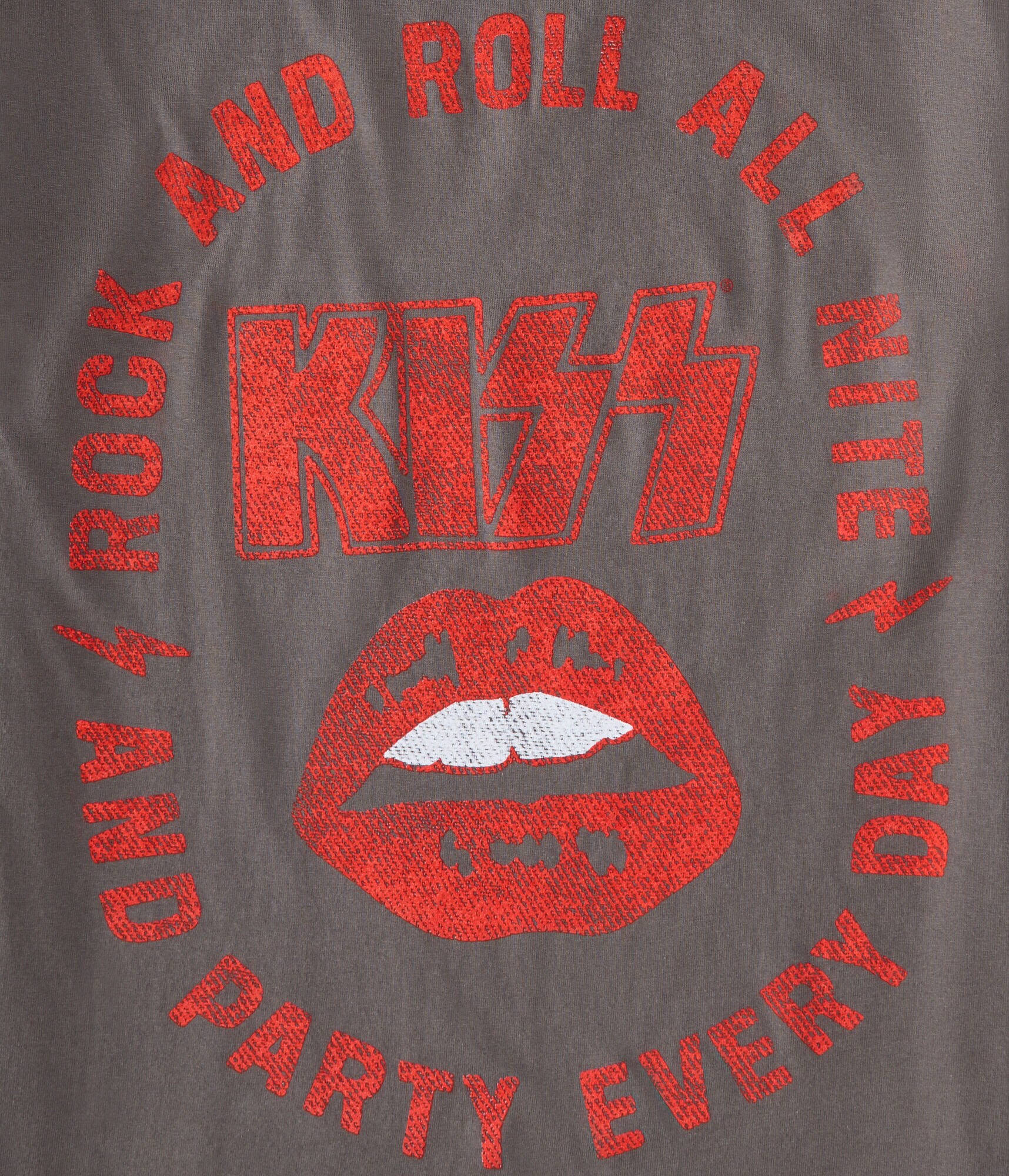 Kiss Lips Oversized Graphic Tee