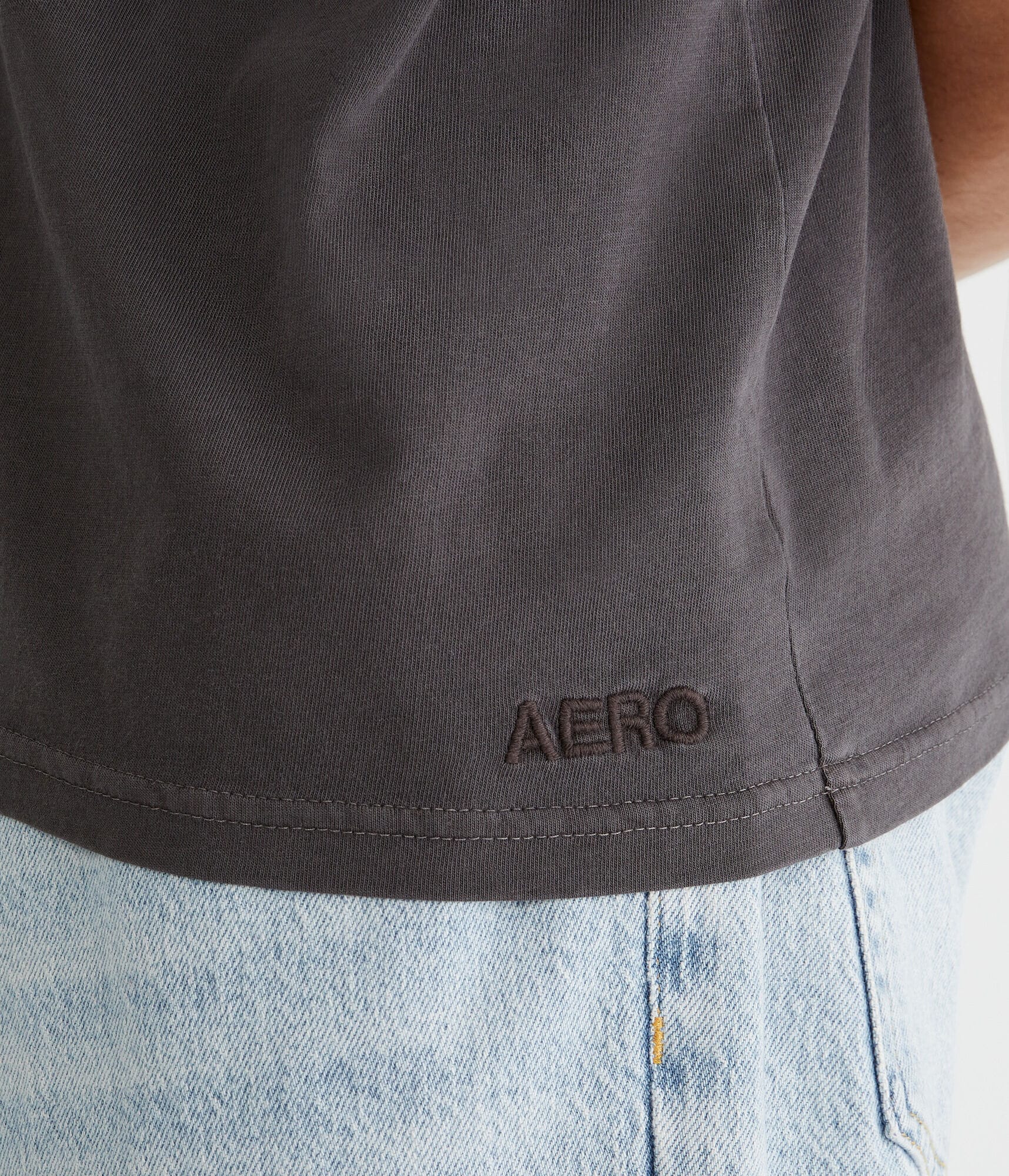 Tonal Logo Relaxed Fit Crew Tee