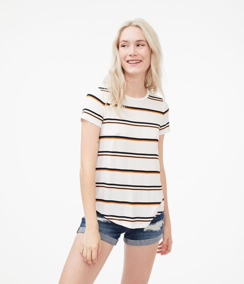 Seriously Soft Striped Crew Tee Seriously Soft Striped Crew Tee