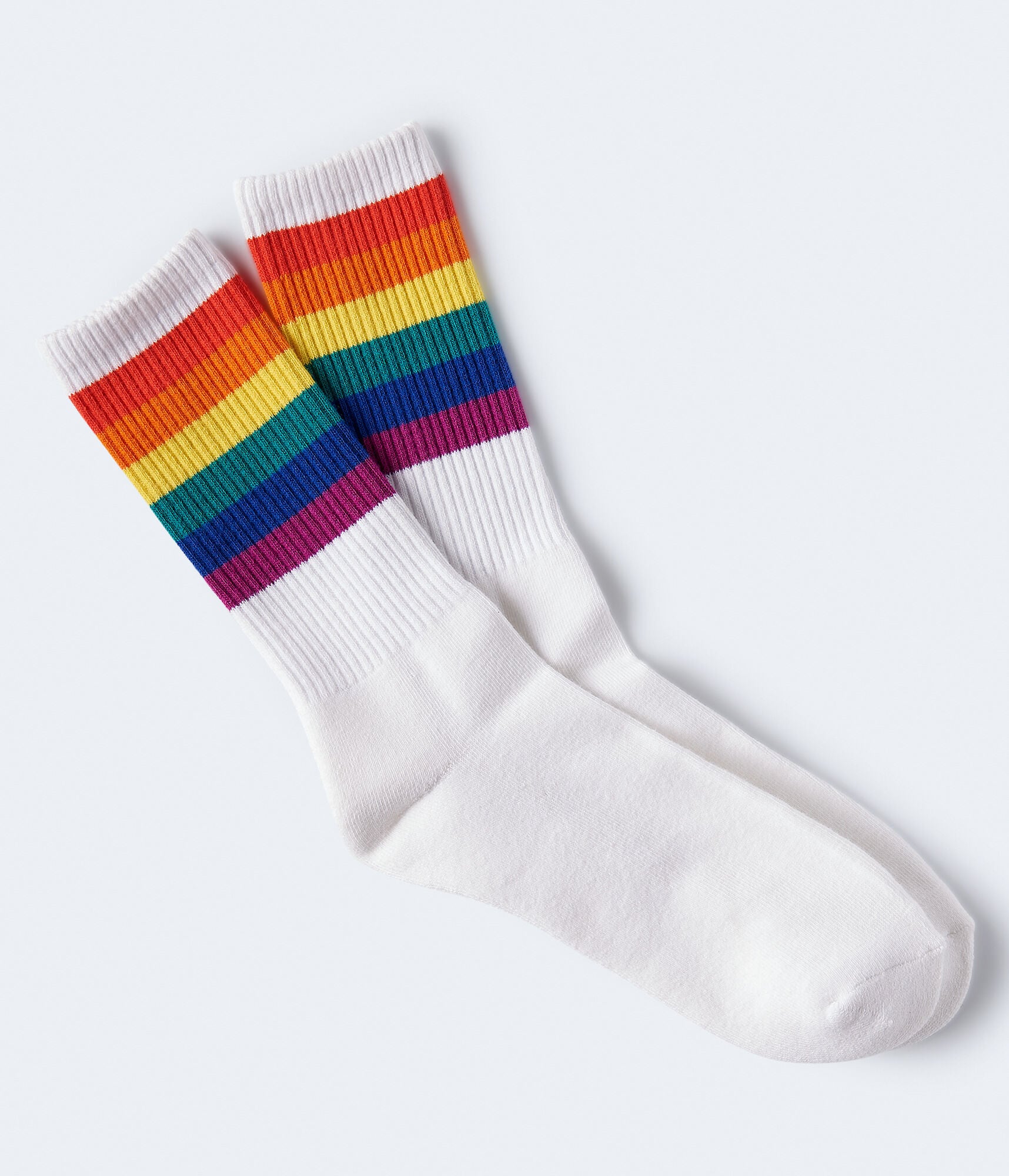 Rainbow Crew Socks