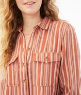 Long Sleeve Striped Button-Down Shirt