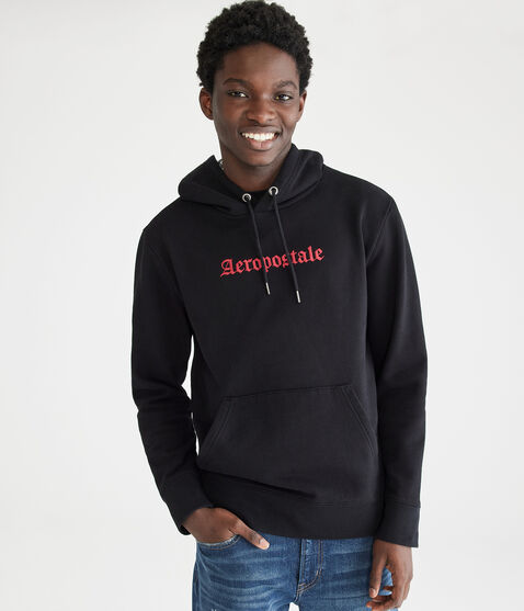 Gothic Aeropostale Pullover Hoodie Gothic Aeropostale Pullover Hoodie