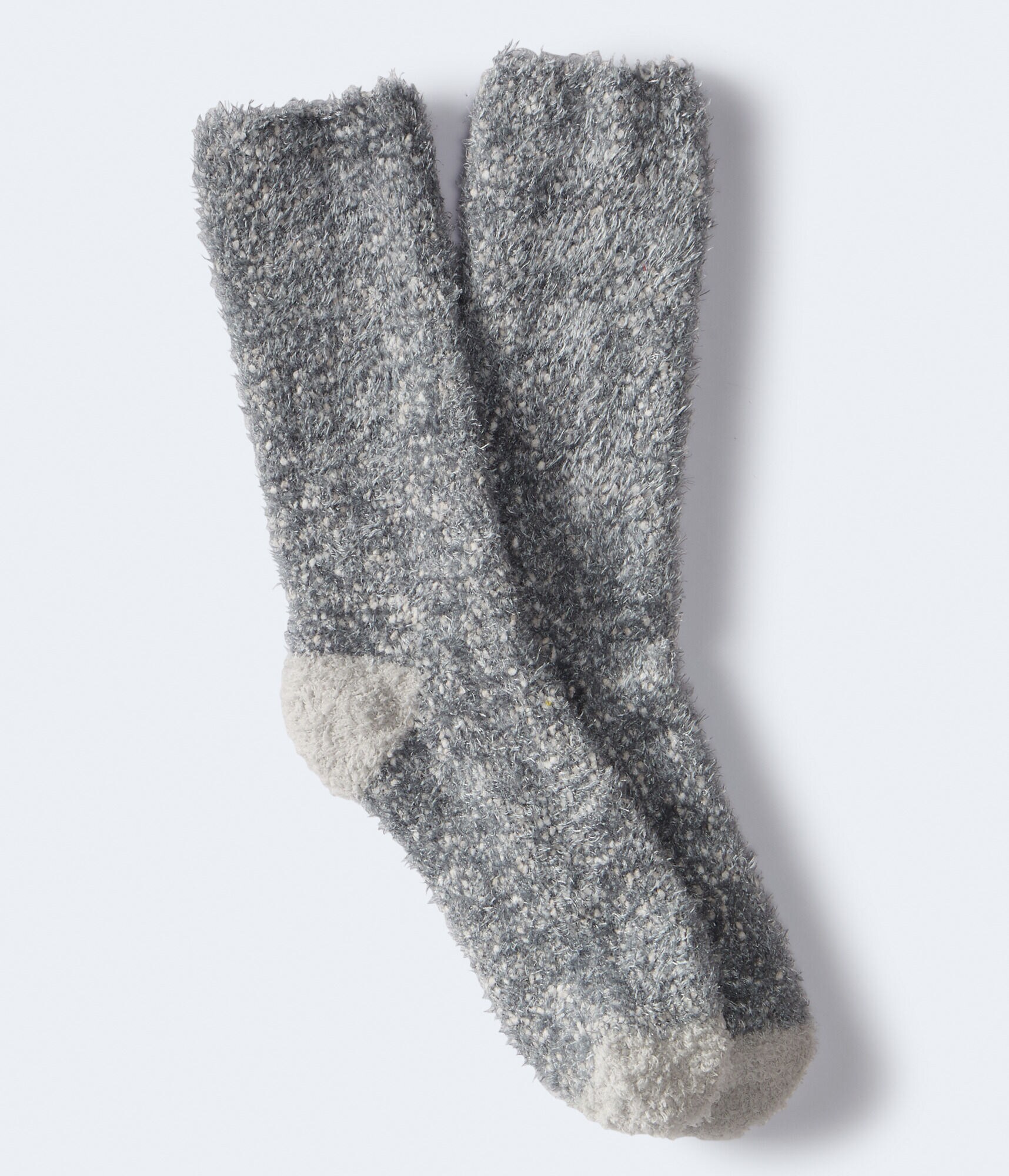 Boucl&eacute; Fuzzy Crew Socks