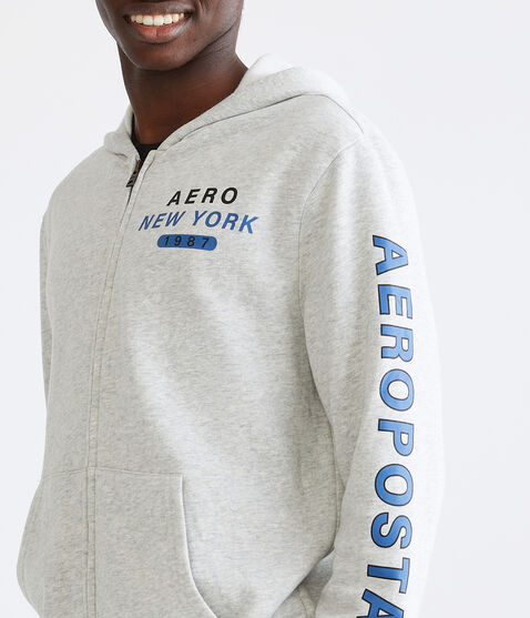 Aero New York 1987 Full-Zip Hoodie Aero New York 1987 Full-Zip Hoodie