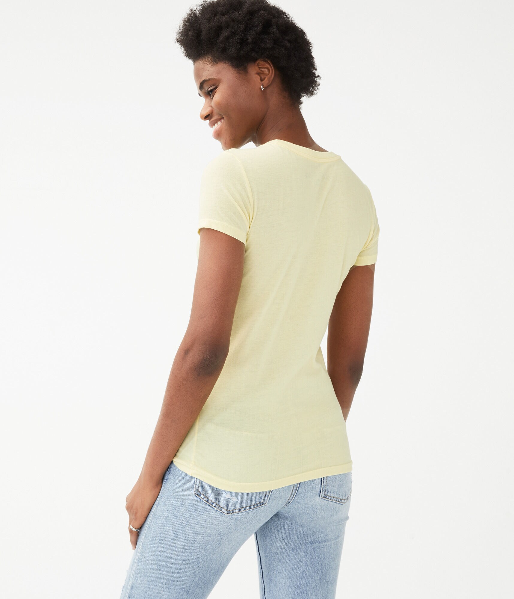 Aeropostale Roses Graphic Tee