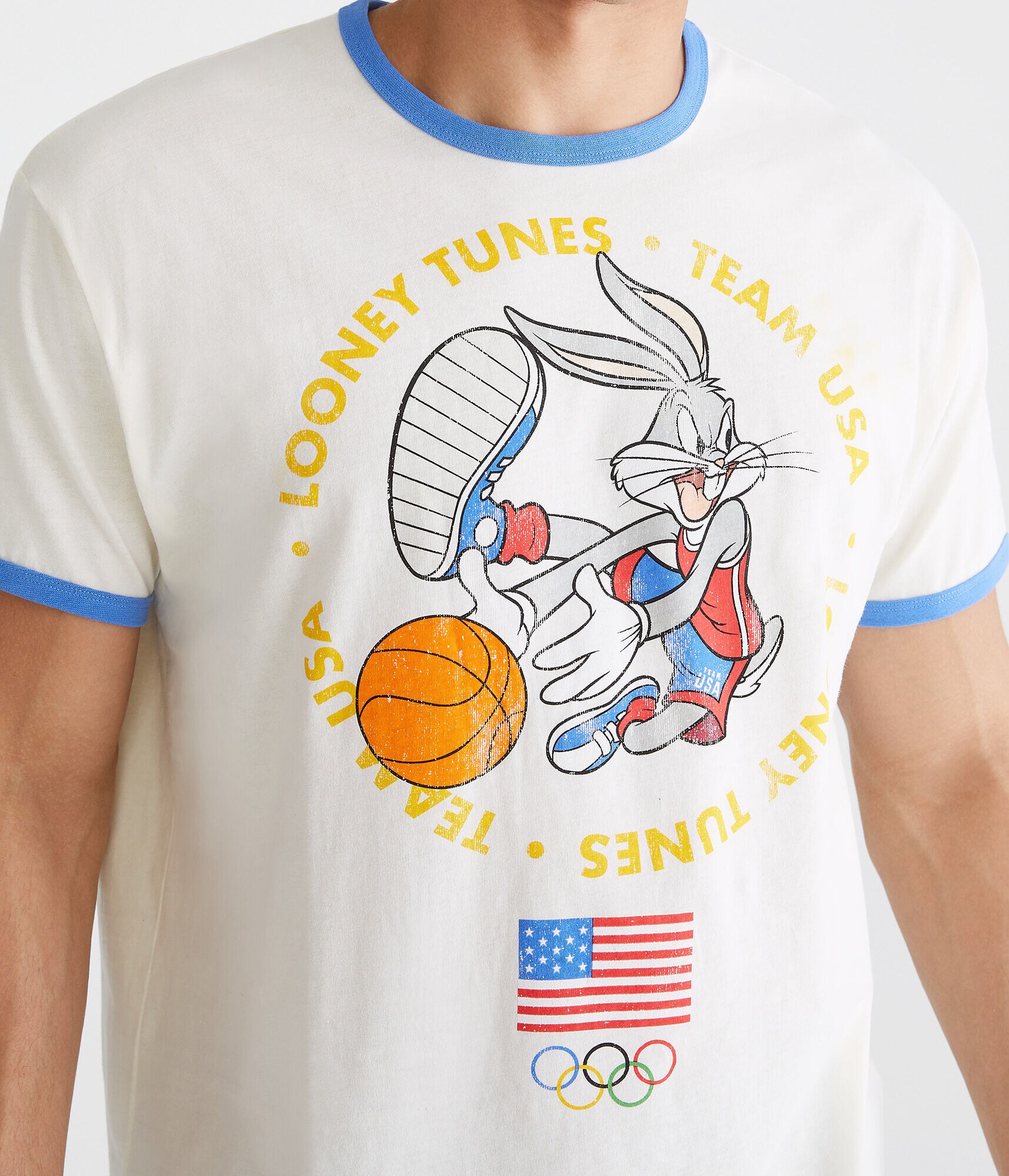 Looney Tunes x Team USA Bugs Ringer Relaxed Graphic Tee