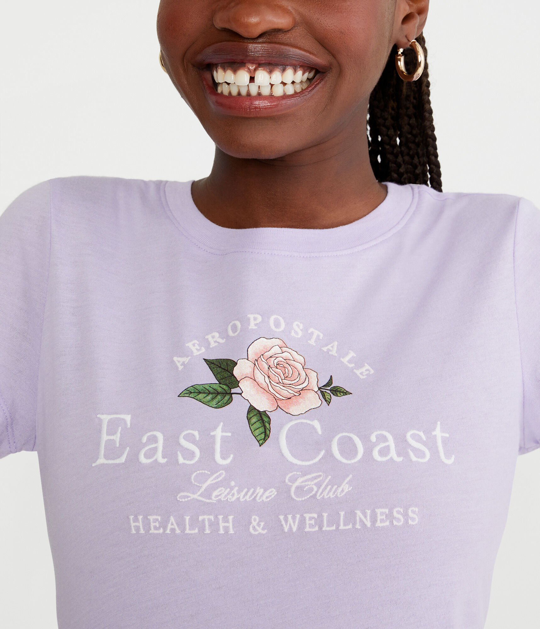 Aeropostale East Coast Floral Graphic Tee