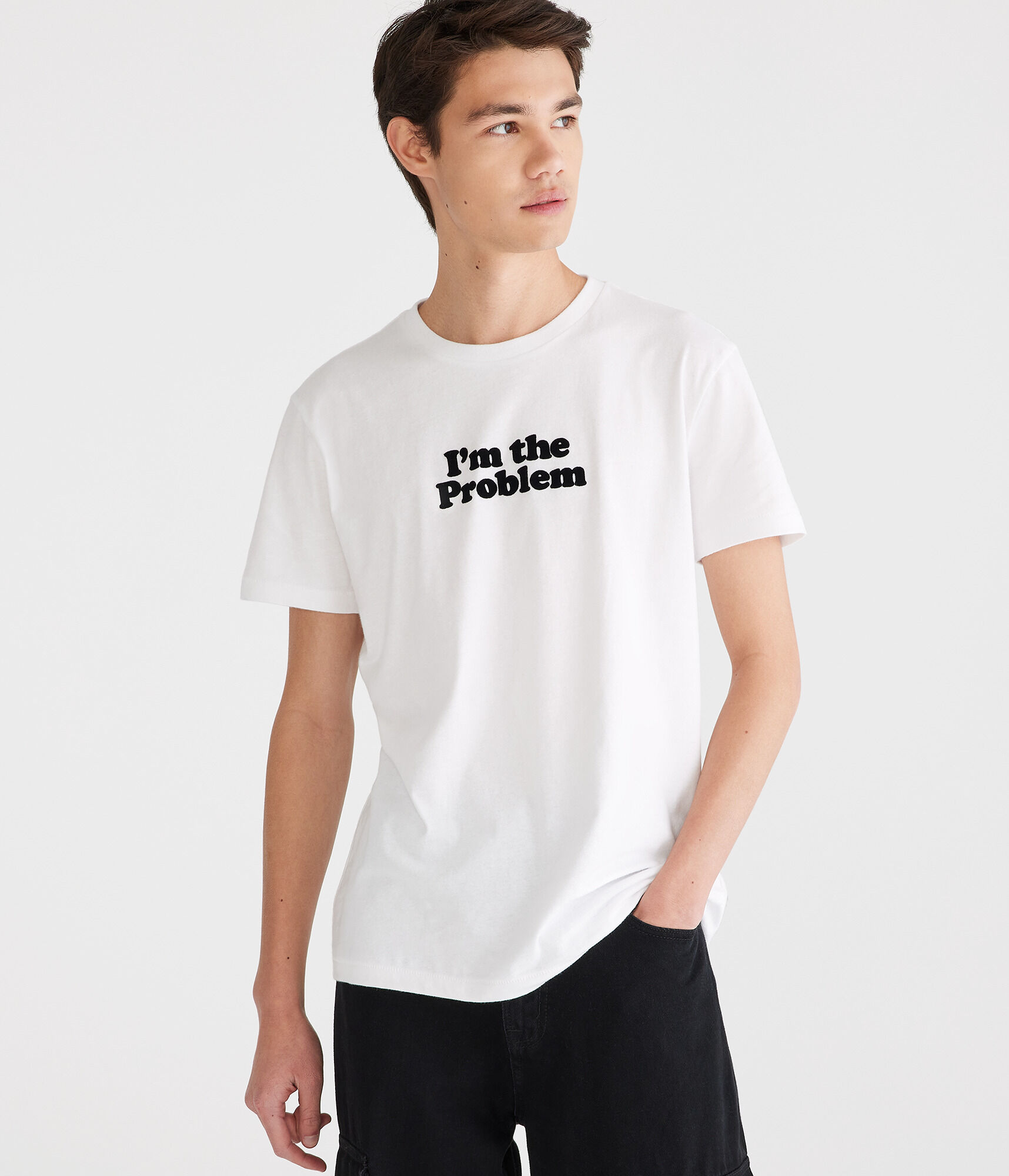 I'm The Problem Flocked Graphic Tee