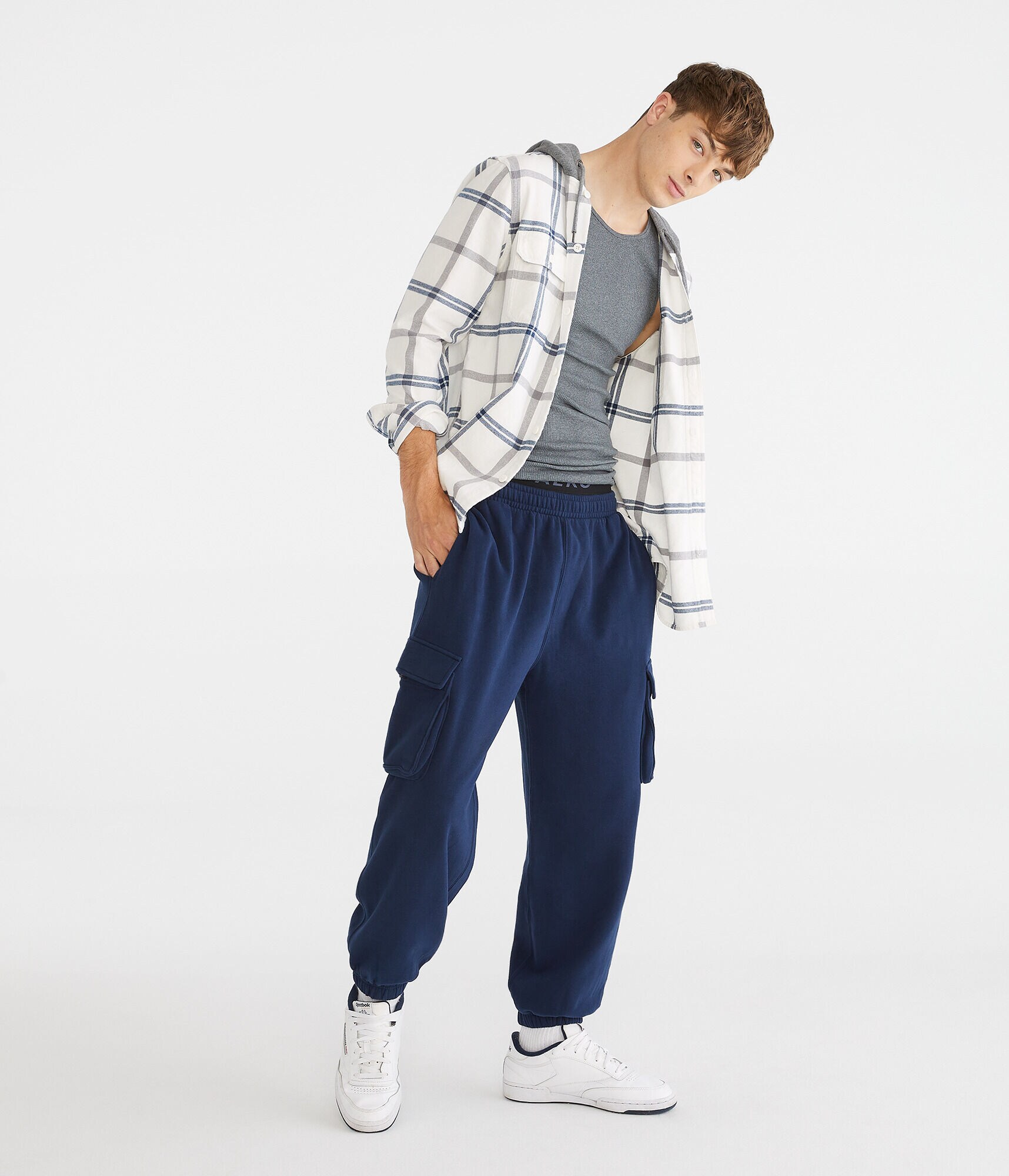 Essentials Washed Cargo Joggers