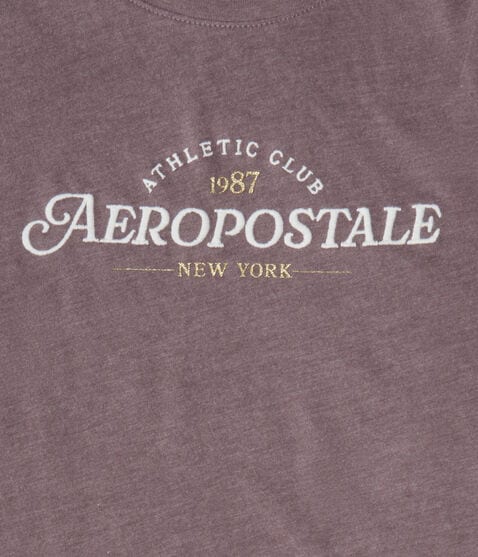 Aeropostale Athletic Club Glitter Graphic Tee Aeropostale Athletic Club Glitter Graphic Tee