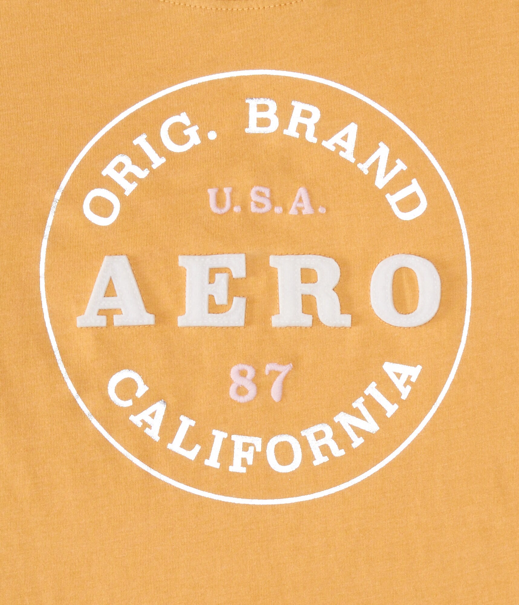 Aero California Circle Appliqu&eacute; Graphic Tee