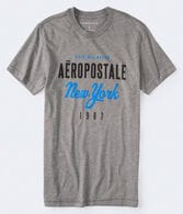 Aero New York Script Logo Graphic Tee