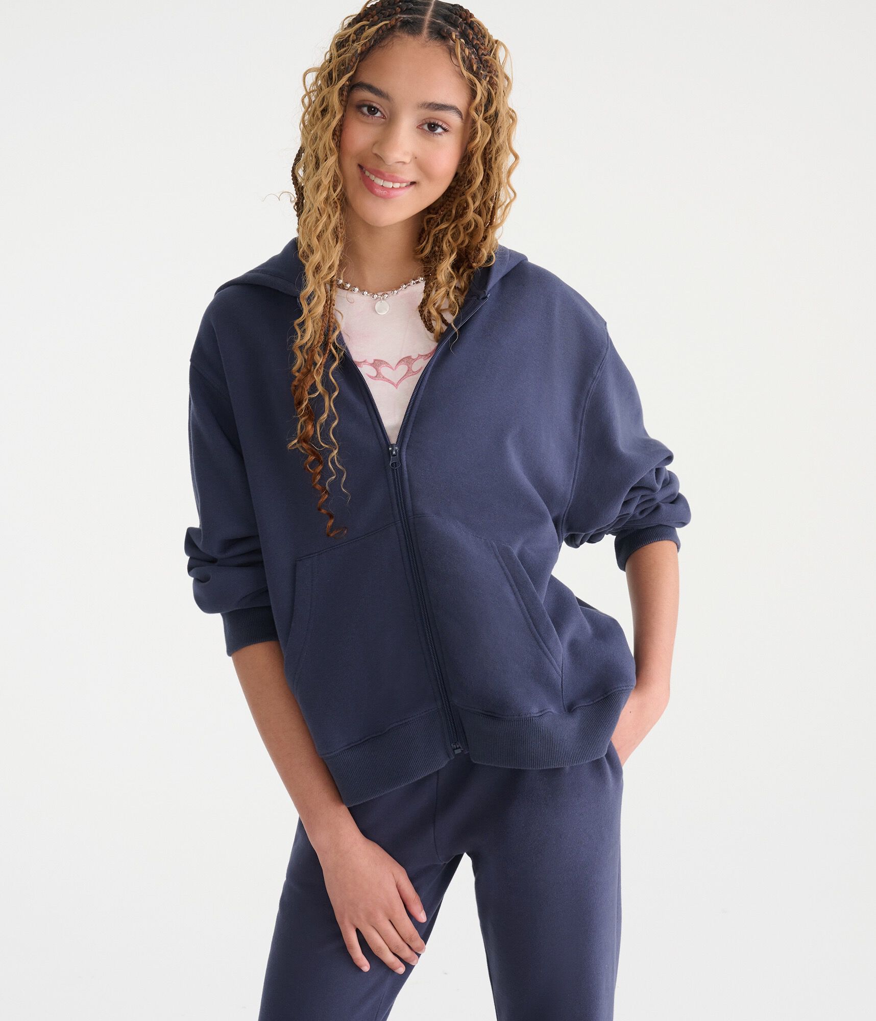 Cloud Soft Oversized Full-Zip Hoodie