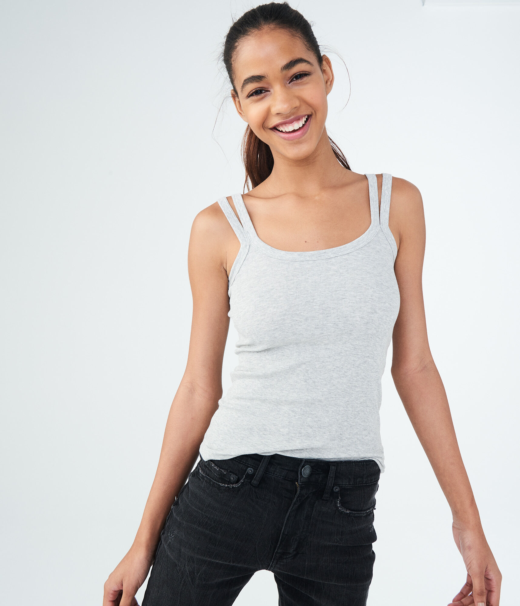 YESGG Tank Top for Women - Square Neck Double Lined Tank Top