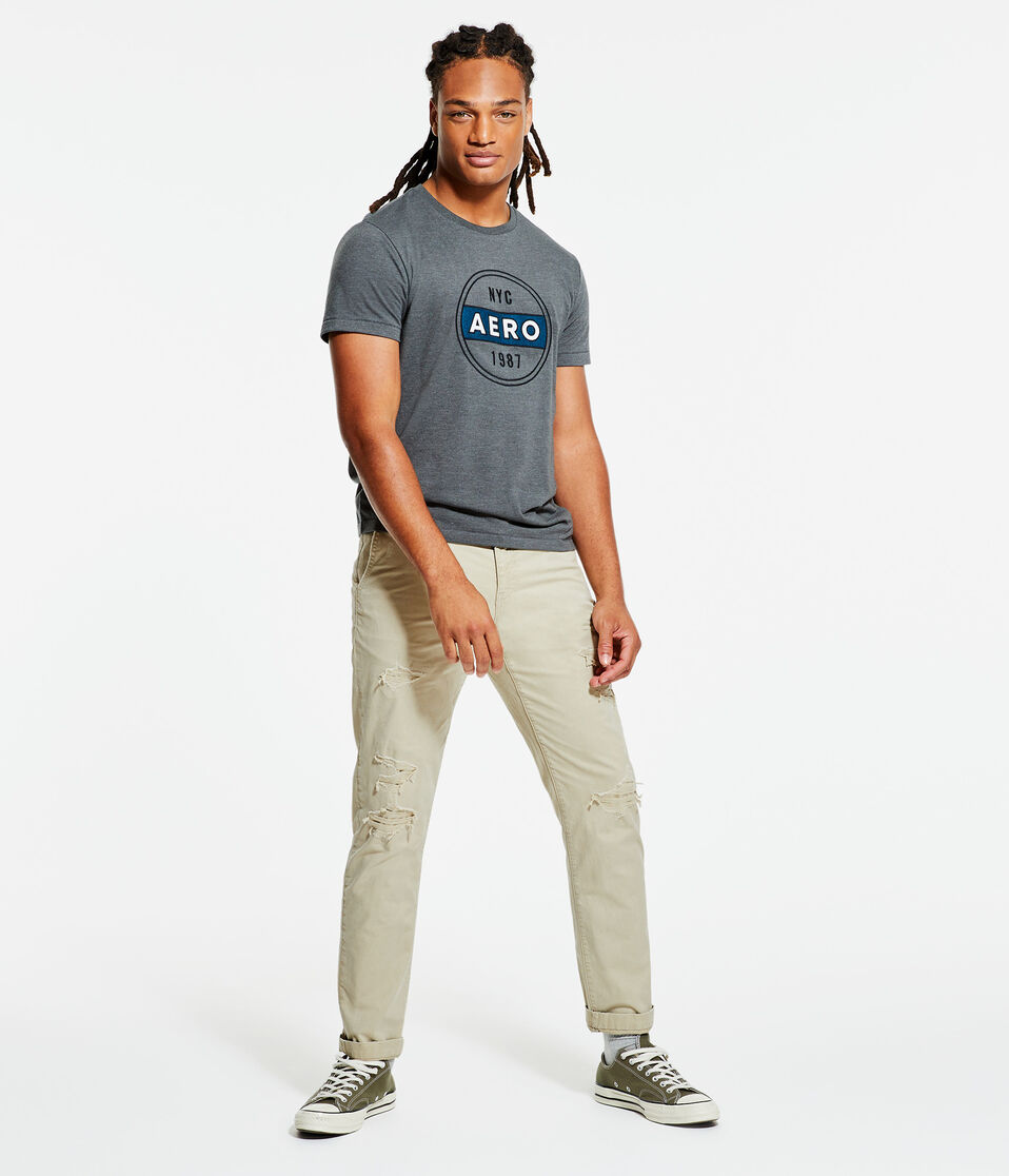 Aero Circle Appliqué Graphic Tee
