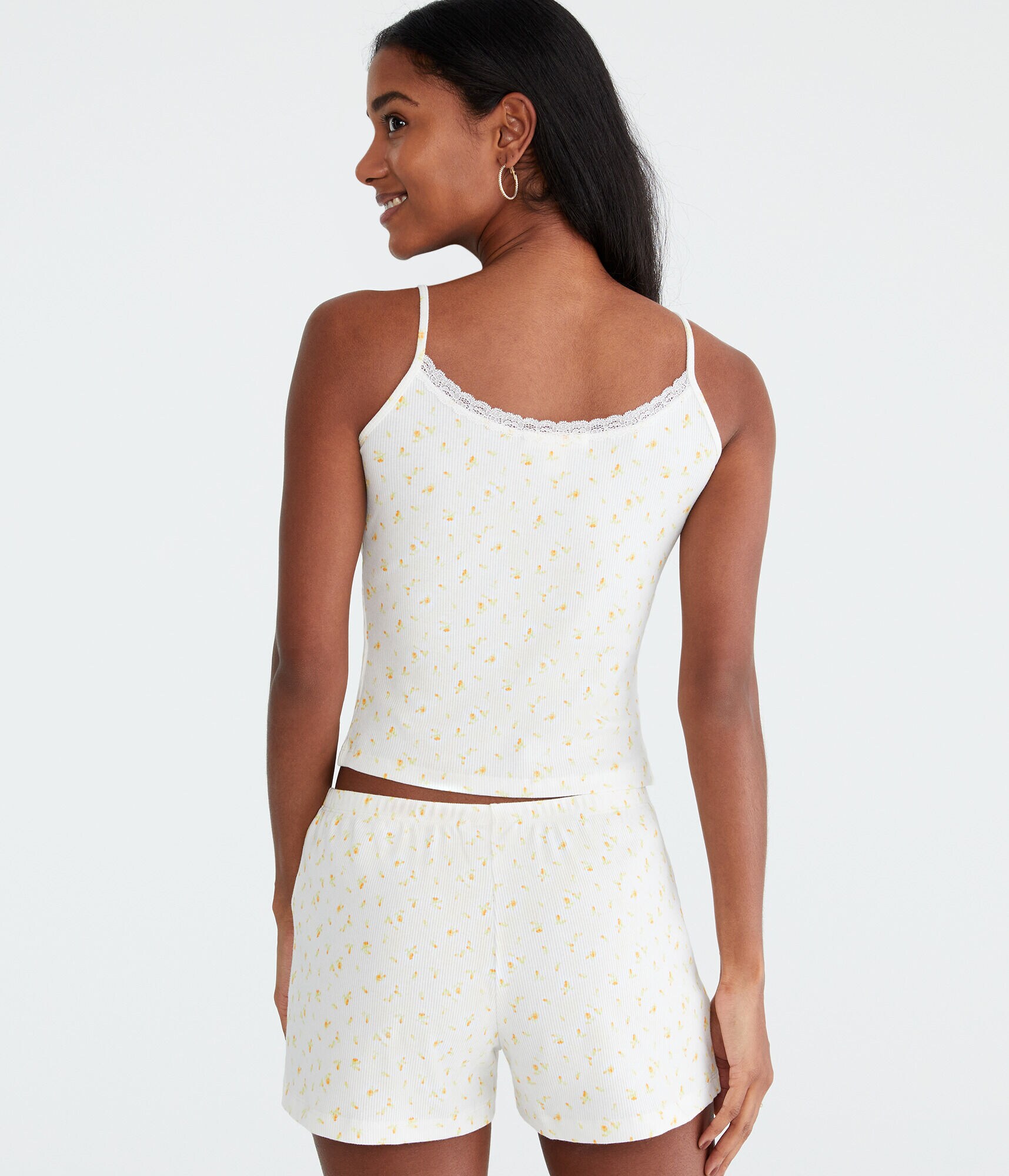 Floral Scoop-Neck Sleep Tank