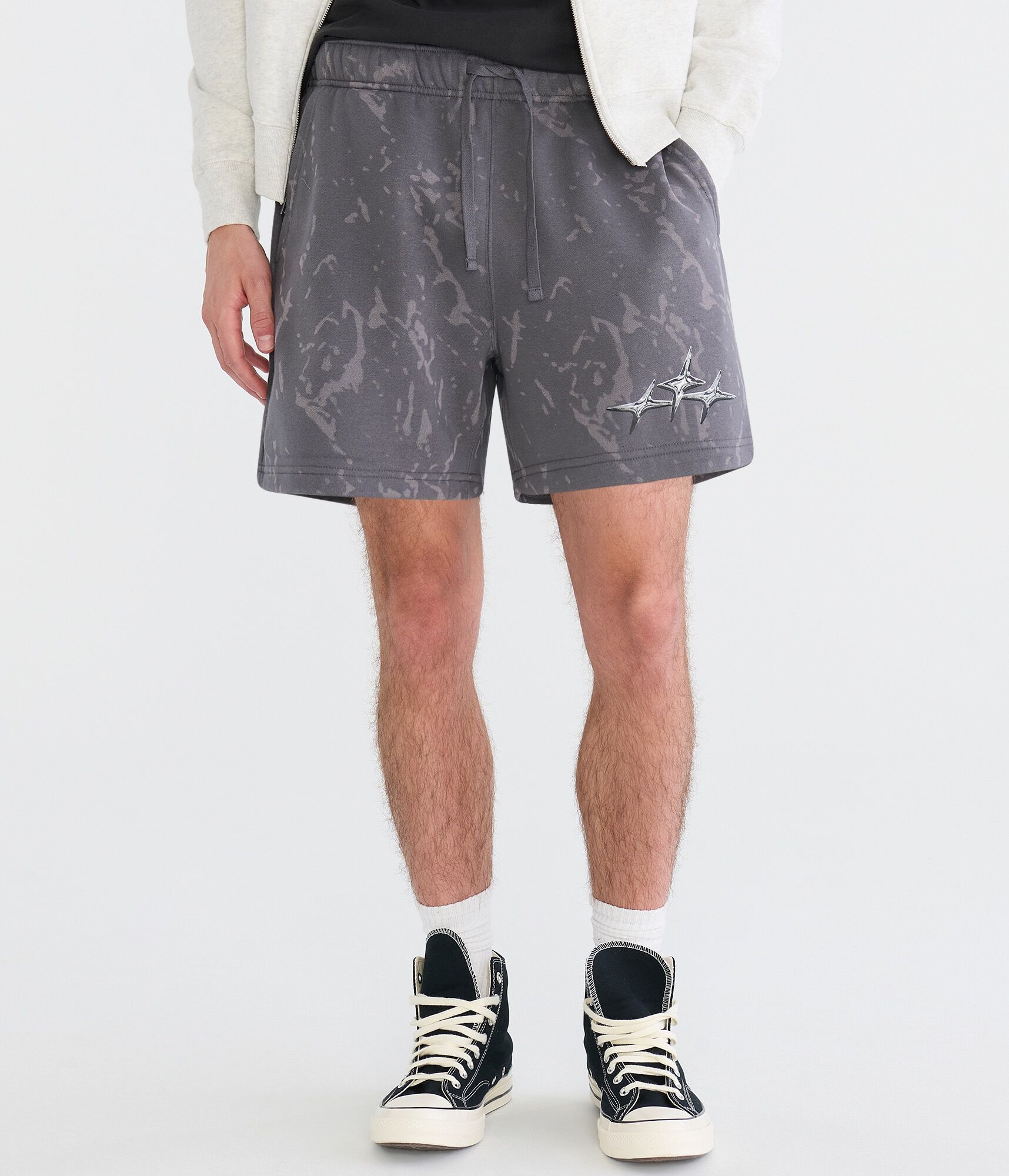 Cloud Soft Stars Tie-Dye Fleece Shorts