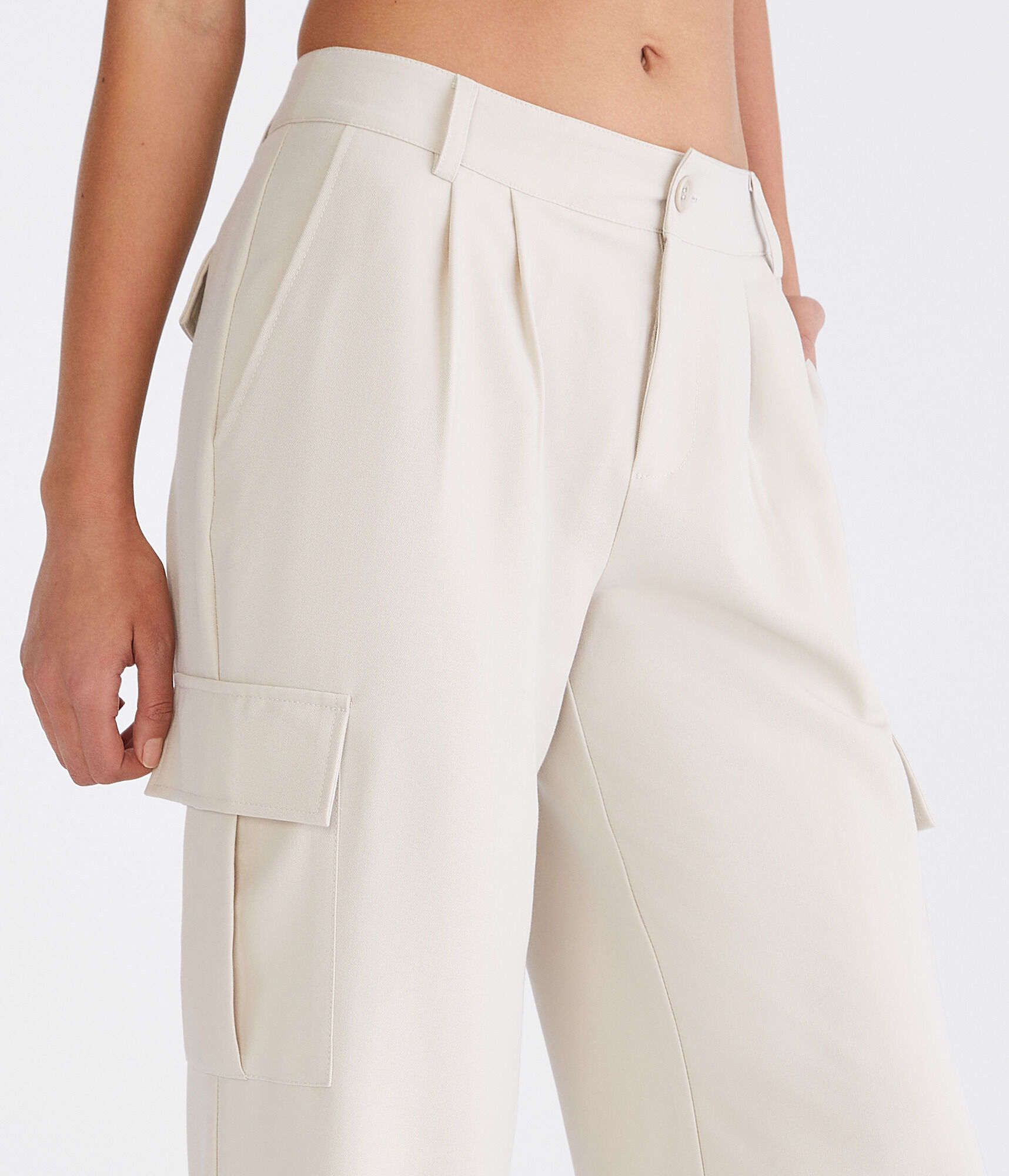 Low-Rise Cargo Trousers