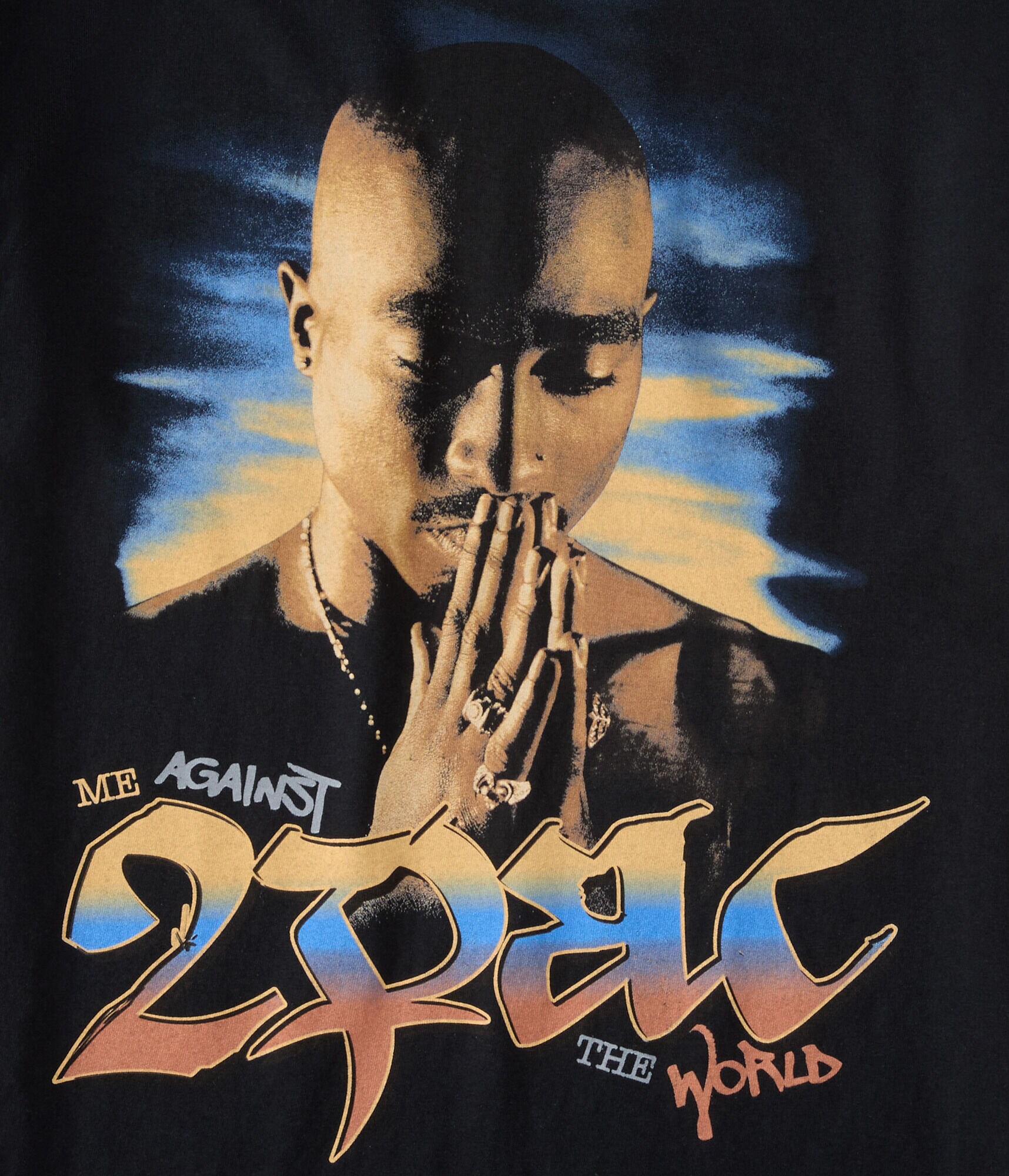 Tupac Me Against The World Oversized Graphic Tee