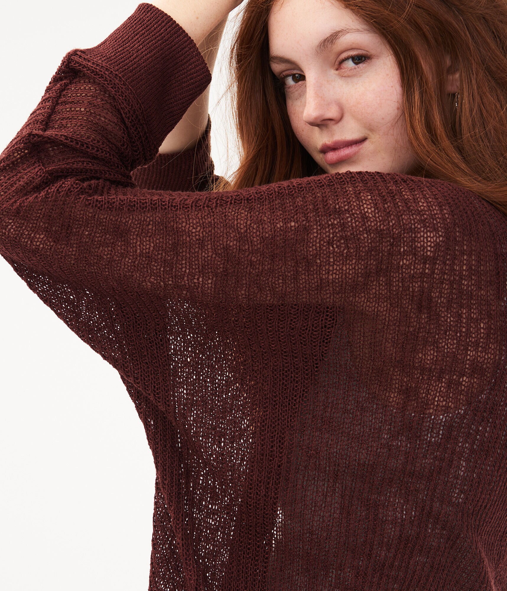 Sweater-Knit Dolman Cardigan