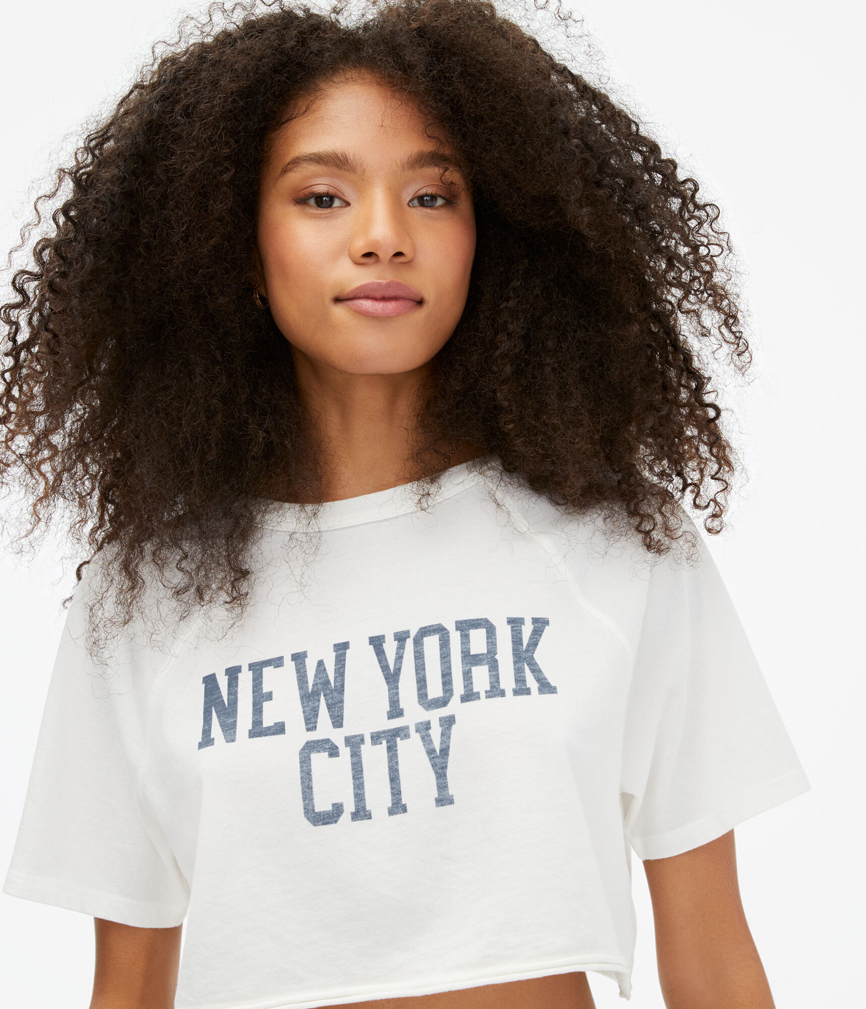 New York City Cropped Graphic Tee