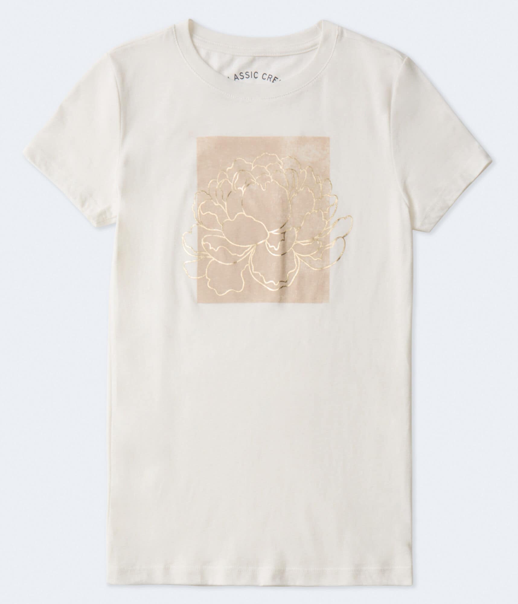 Floral Box Foil Graphic Tee