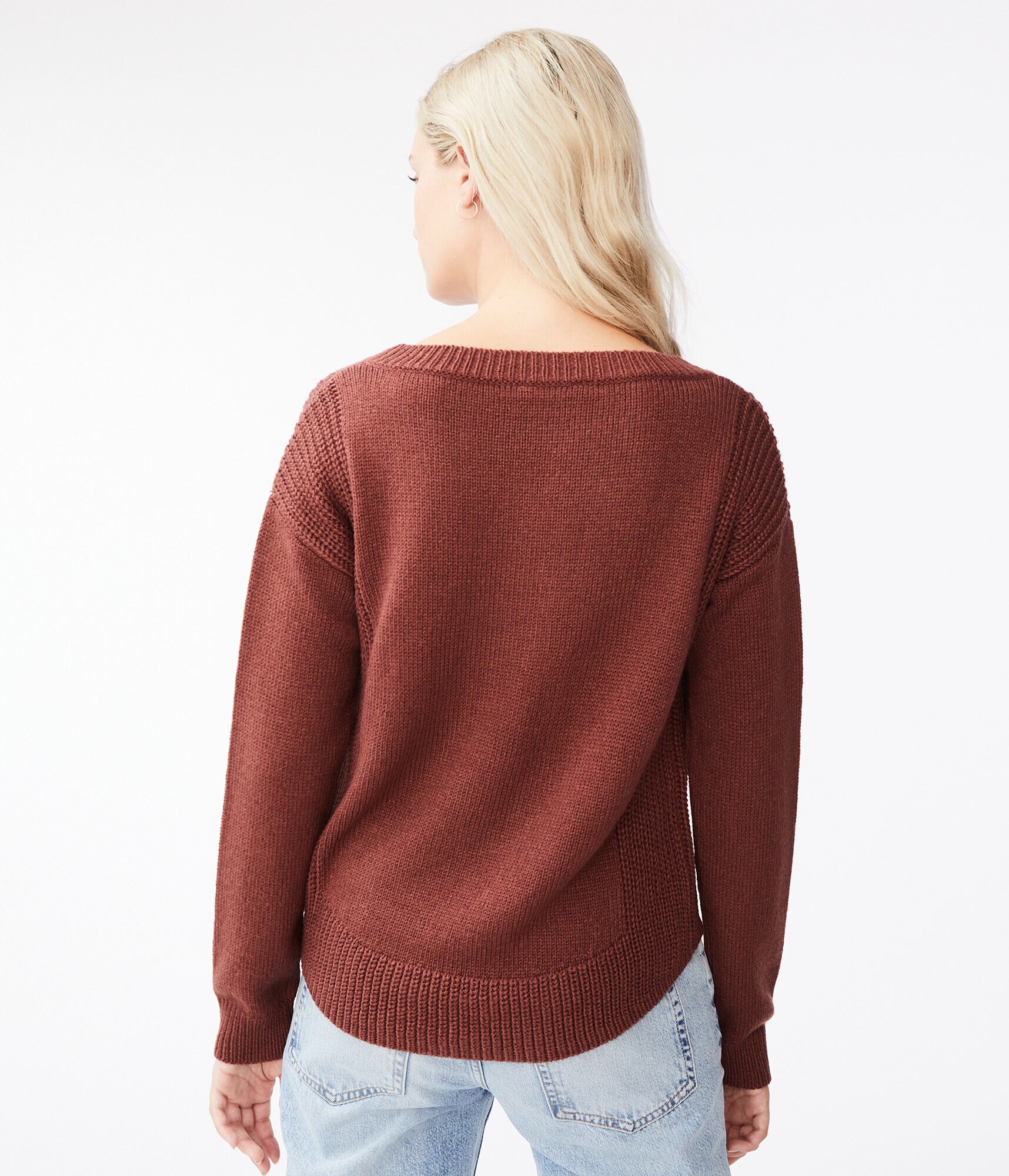 Mixed Pointelle Sweater