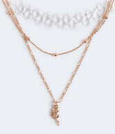 Rose Necklace 3-Pack