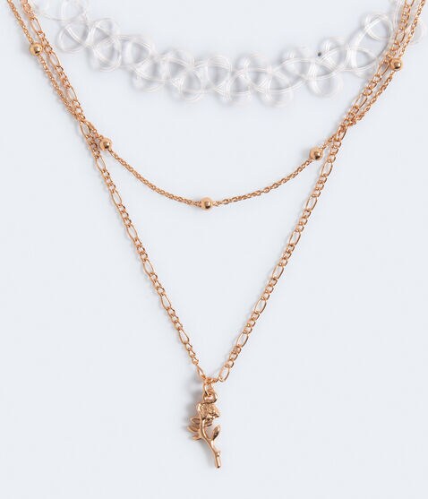 Rose Necklace 3-Pack Rose Necklace 3-Pack