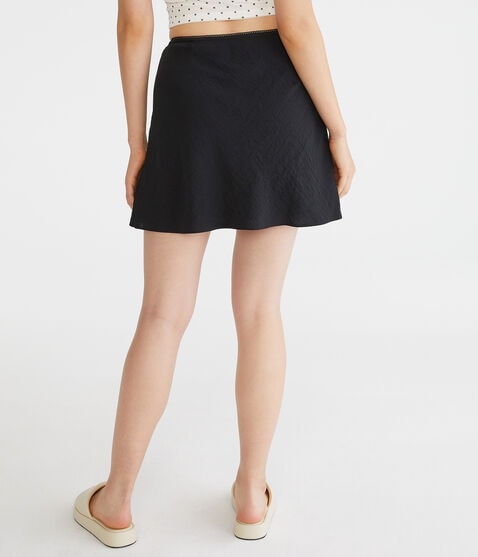 Solid Mini Skirt