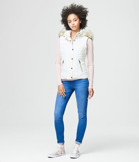 Hooded Puffer Vest Hooded Puffer Vest