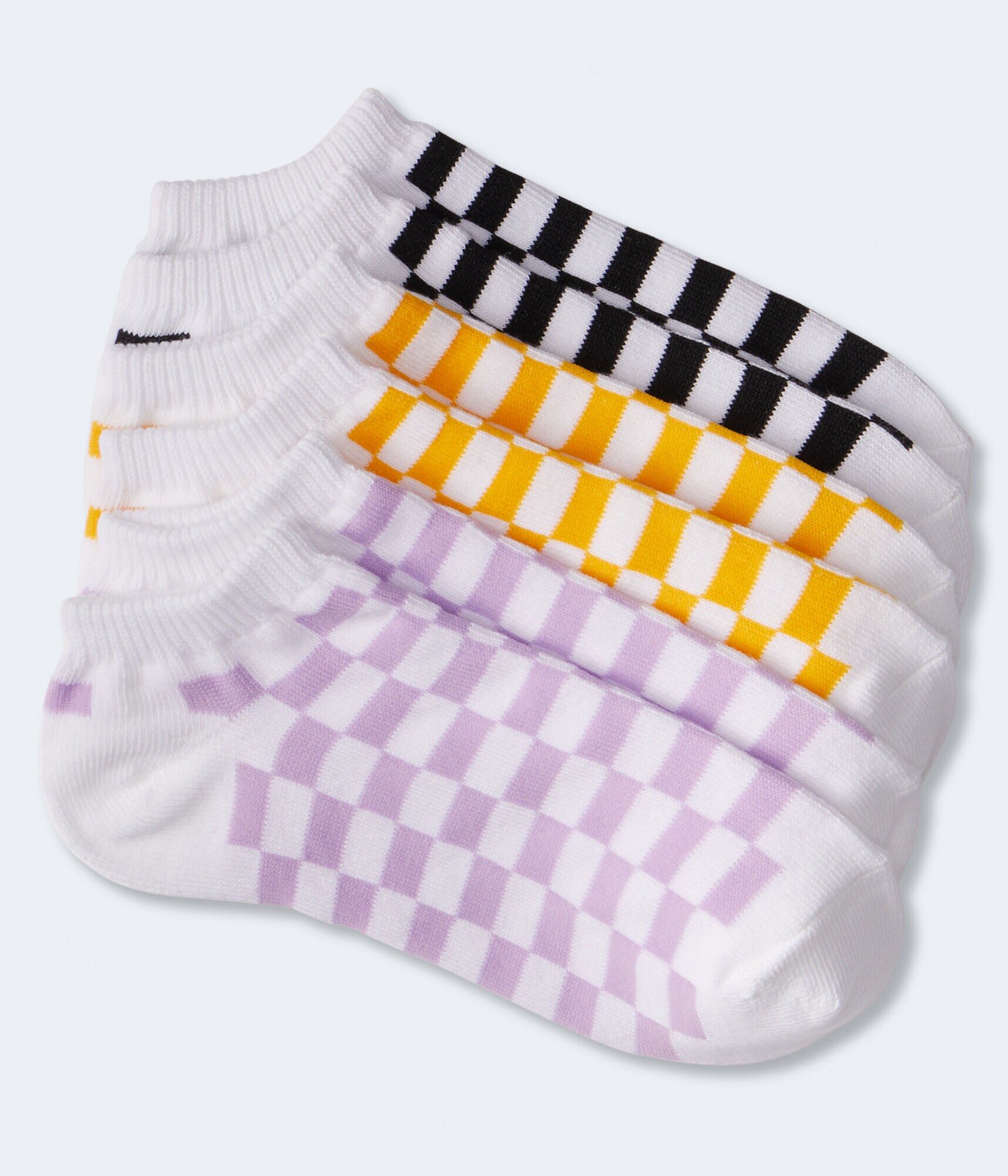 Checkerboard Ankle Sock 3-Pack