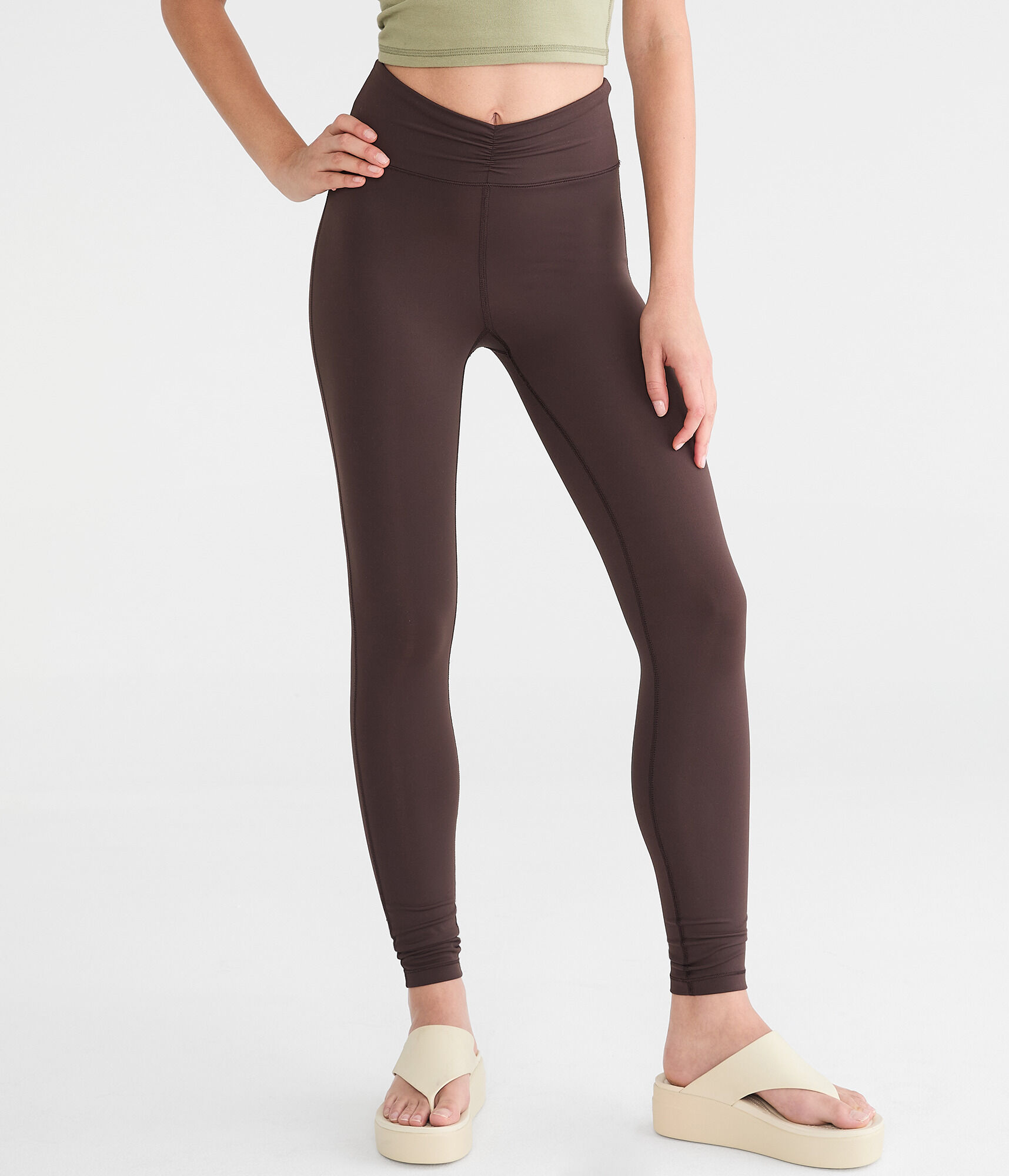 Buttery Soft High-Waisted Cinch Waist Leggings