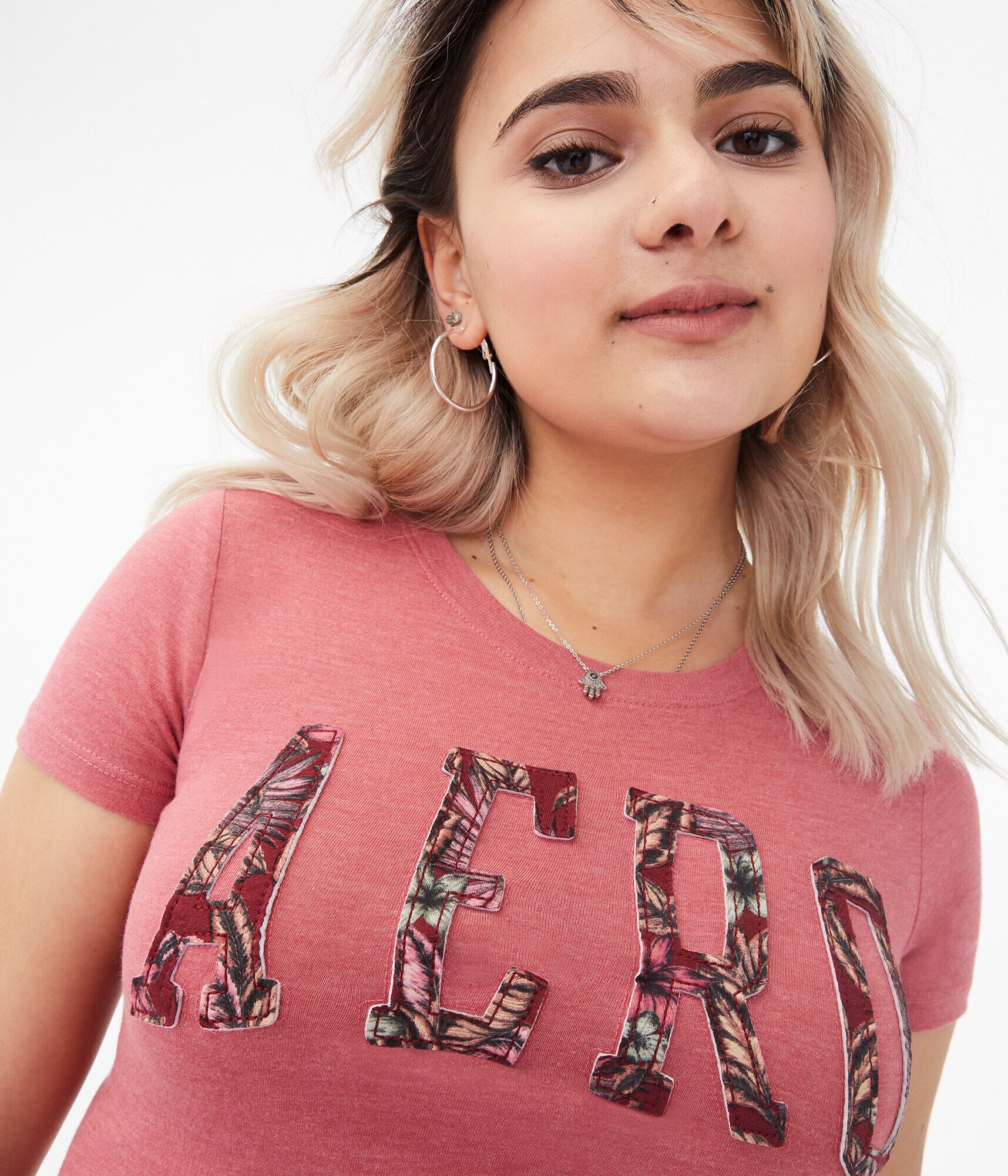 Tropical Flower Aero Graphic Tee