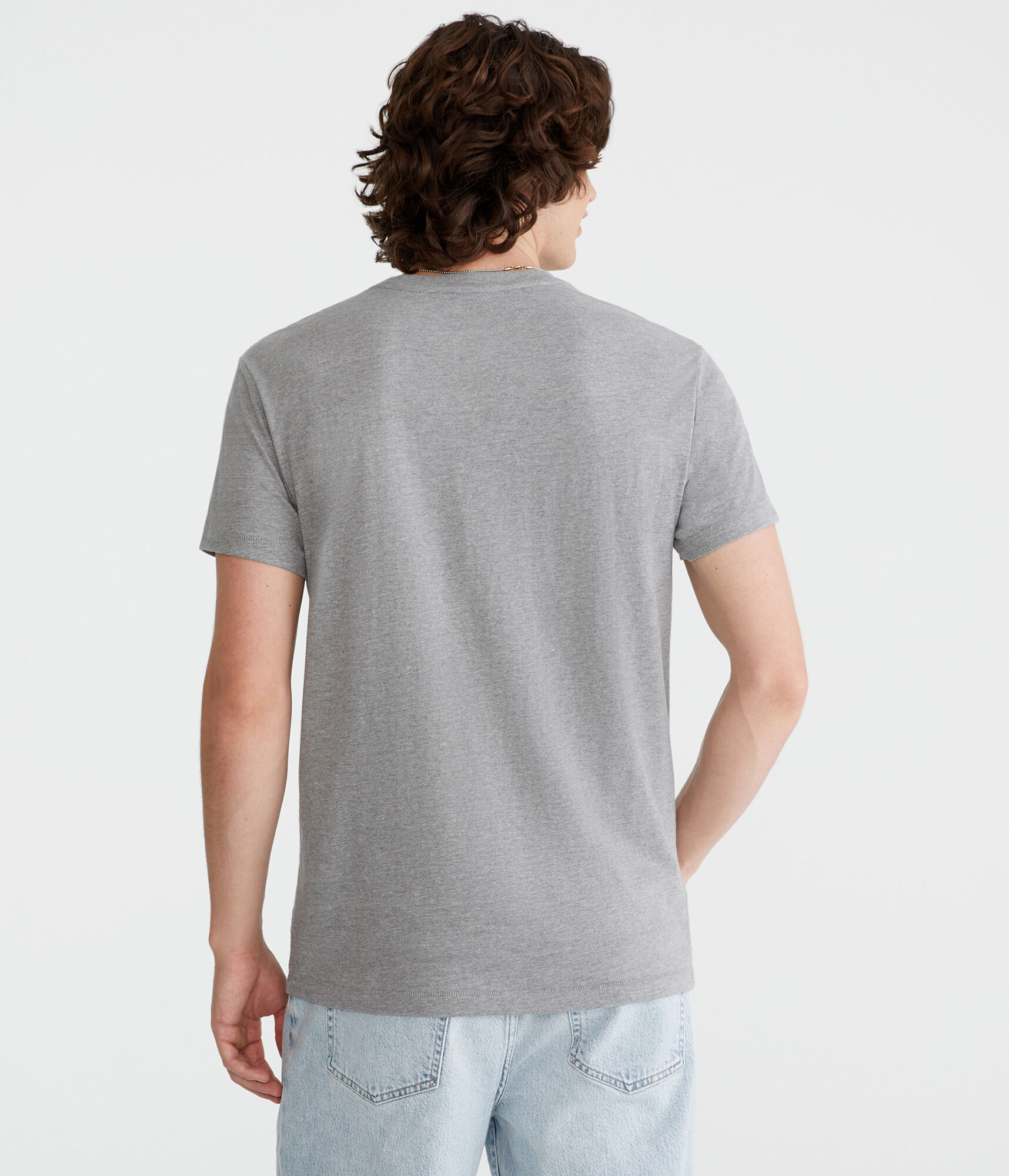 Aeropostale Vertical Appliqué Graphic Tee