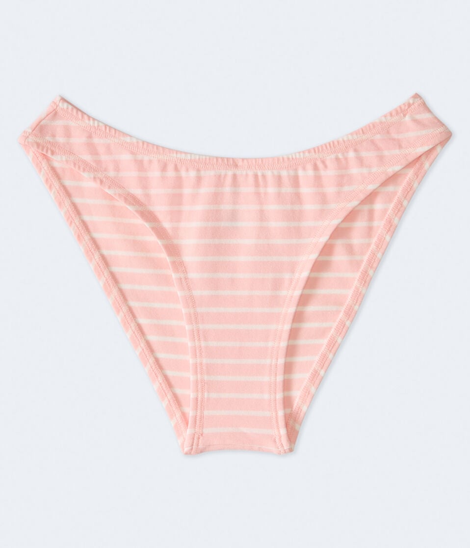 Striped High-Cut Cheeky